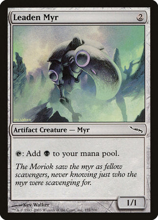 Leaden Myr [Mirrodin] | Event Horizon Hobbies CA