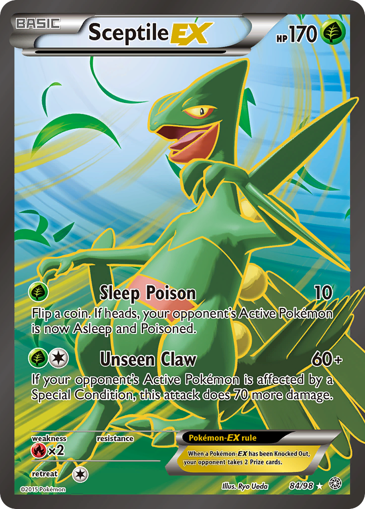 Sceptile EX (84/98) [XY: Ancient Origins] | Event Horizon Hobbies CA