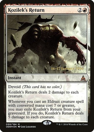 Kozilek's Return [Oath of the Gatewatch Promos] | Event Horizon Hobbies CA