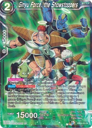 Ginyu Force, the Showstoppers (EX14-03) [Battle Advanced] | Event Horizon Hobbies CA