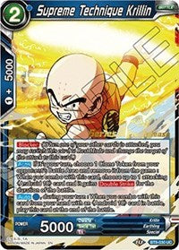 Supreme Technique Krillin (BT8-030_PR) [Malicious Machinations Prerelease Promos] | Event Horizon Hobbies CA