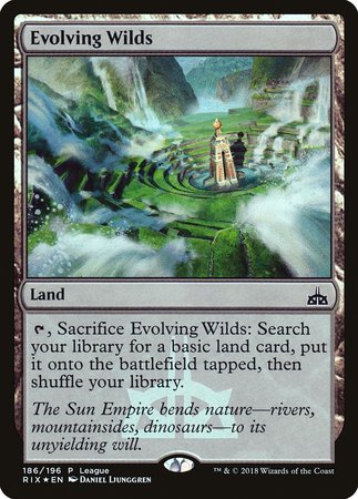 Evolving Wilds [Rivals of Ixalan Promos] | Event Horizon Hobbies CA