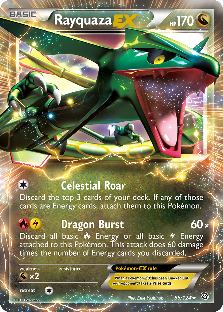 Rayquaza EX (85/124) [Black & White: Dragons Exalted] | Event Horizon Hobbies CA