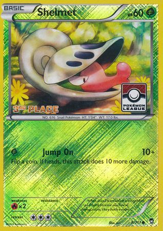 Shelmet (8/111) (League Promo 3rd Place) [XY: Furious Fists] | Event Horizon Hobbies CA