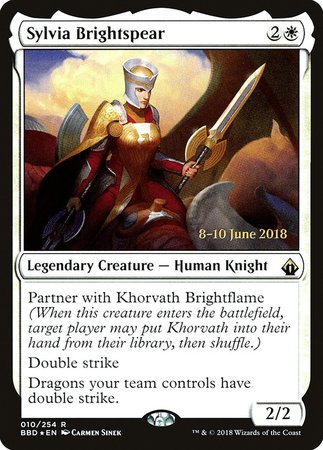 Sylvia Brightspear [Battlebond Promos]