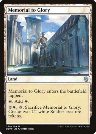 Memorial to Glory [Dominaria] | Event Horizon Hobbies CA