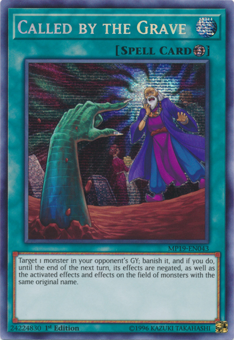 Called by the Grave [MP19-EN043] Prismatic Secret Rare | Event Horizon Hobbies CA