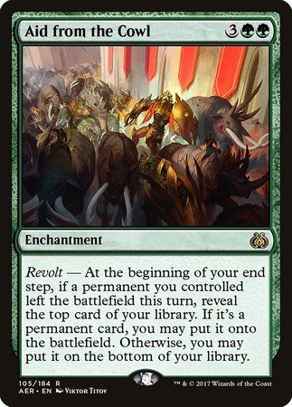 Aid from the Cowl [Aether Revolt] | Event Horizon Hobbies CA