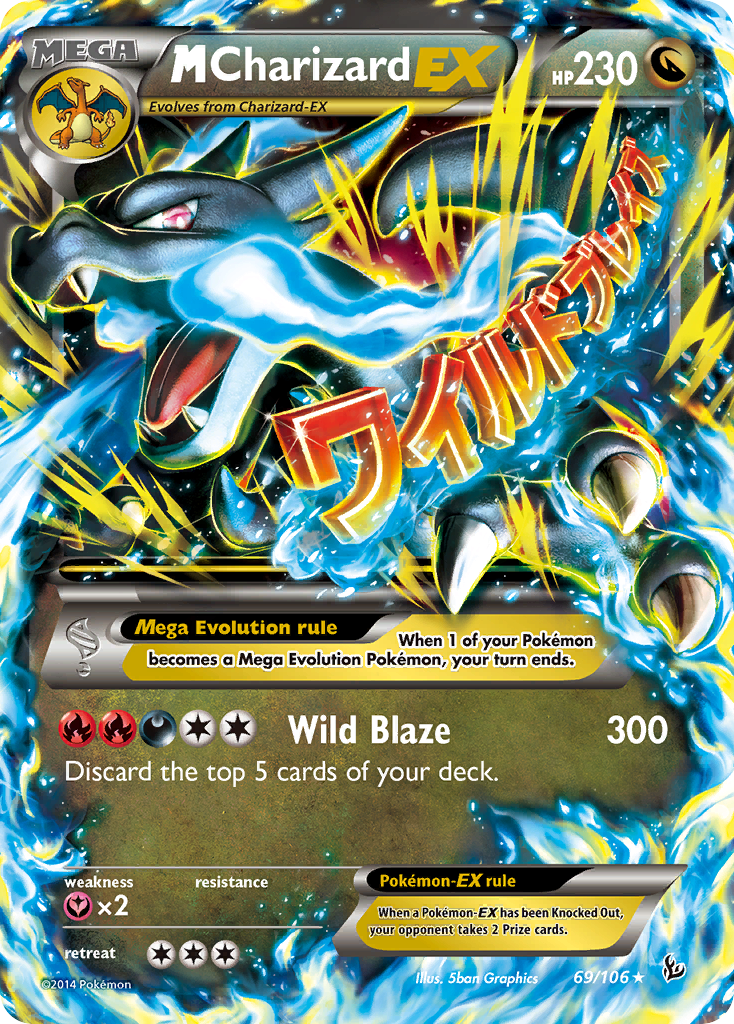 M Charizard EX (69/106) [XY: Flashfire] | Event Horizon Hobbies CA