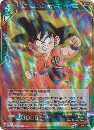 Son Goku, Unwavering Conviction (DB3-116) [Giant Force] | Event Horizon Hobbies CA