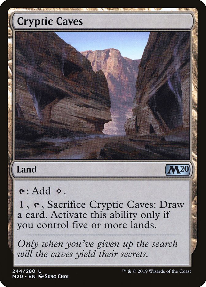 Cryptic Caves [Core Set 2020] | Event Horizon Hobbies CA