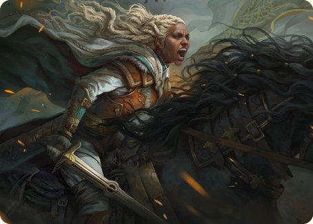 Eowyn, Fearless Knight Art Card [The Lord of the Rings: Tales of Middle-earth Art Series] | Event Horizon Hobbies CA