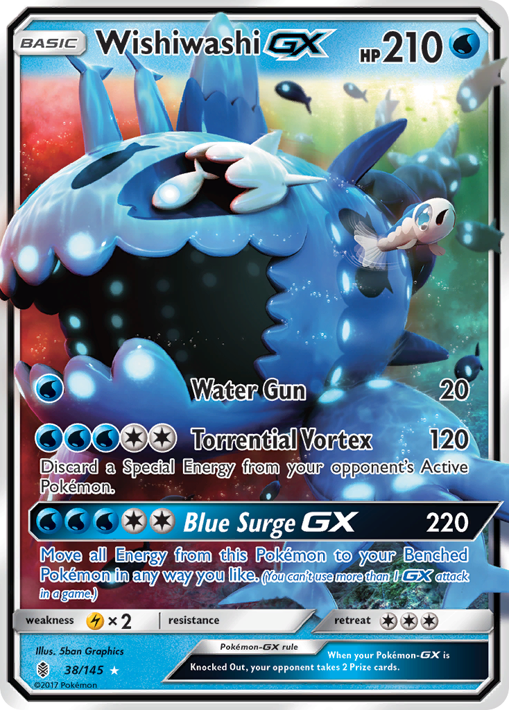 Wishiwashi GX (38/145) [Sun & Moon: Guardians Rising] | Event Horizon Hobbies CA