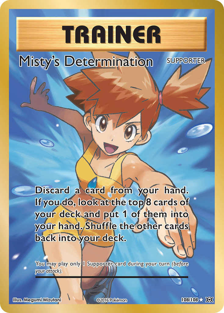 Misty's Determination (108/108) [XY: Evolutions] | Event Horizon Hobbies CA