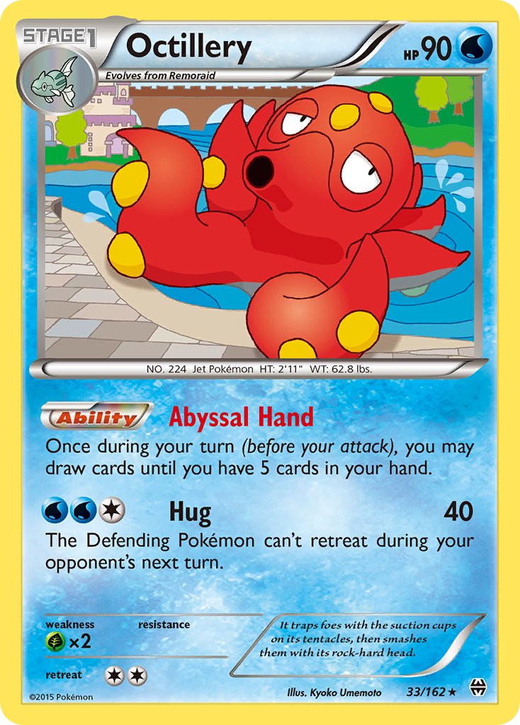 Octillery(33/162) (Theme Deck Exclusive) [XY: BREAKthrough] | Event Horizon Hobbies CA