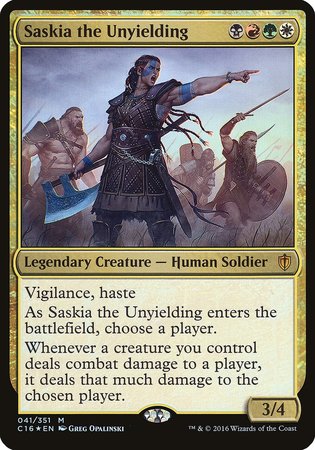 Saskia the Unyielding (Commander 2016) [Commander 2016 Oversized] | Event Horizon Hobbies CA