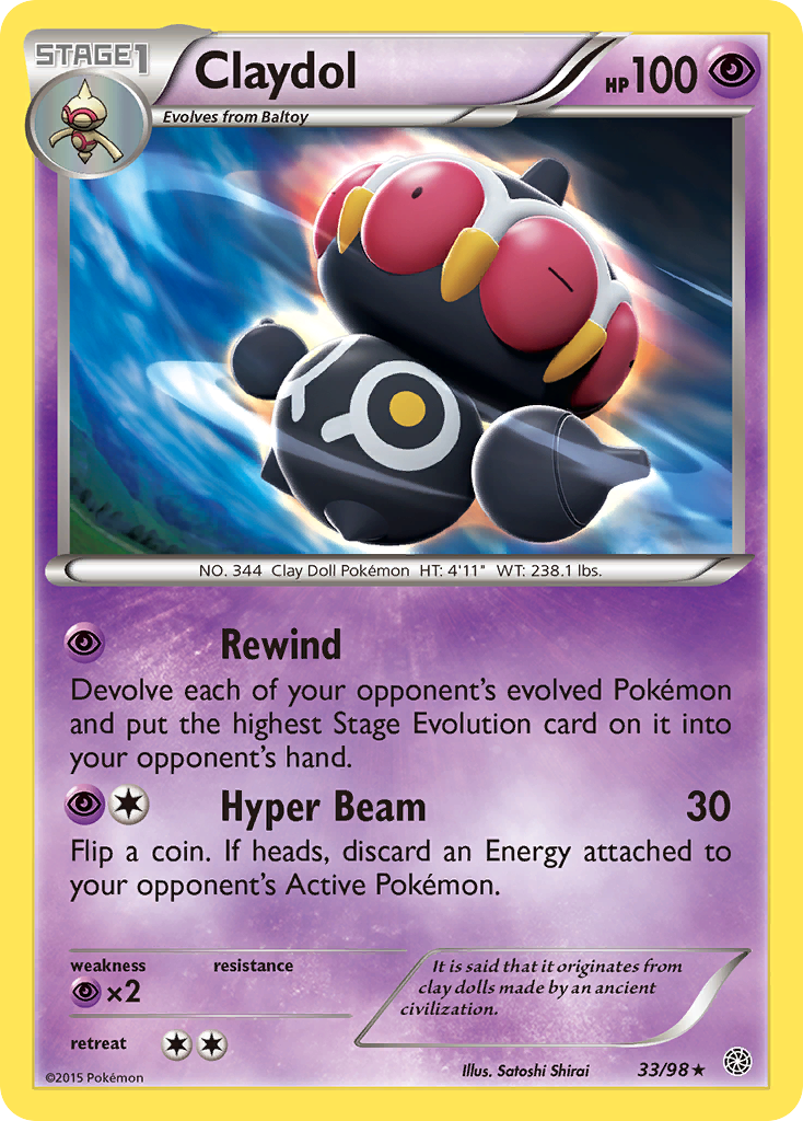 Claydol (33/98) [XY: Ancient Origins] | Event Horizon Hobbies CA