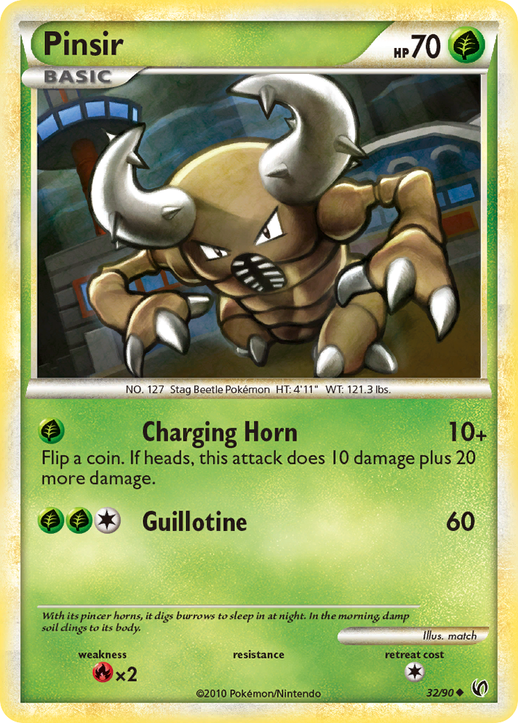 Pinsir (32/90) [HeartGold & SoulSilver: Undaunted] | Event Horizon Hobbies CA