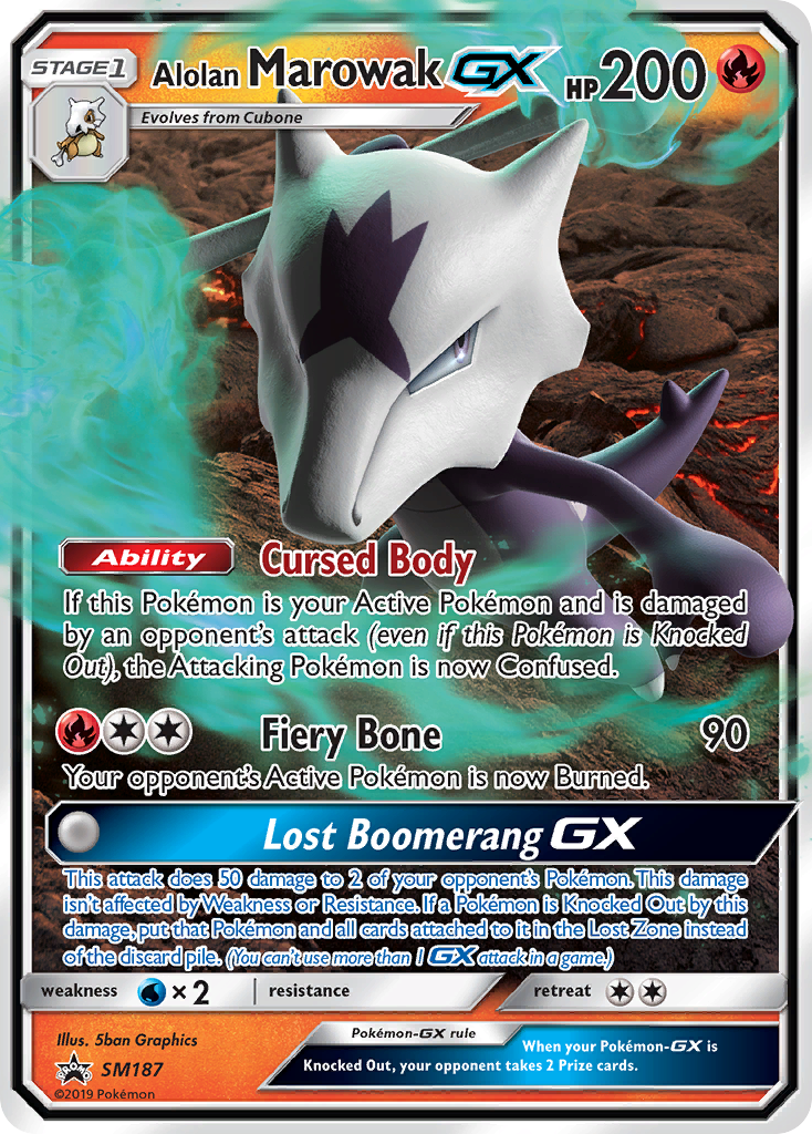 Alolan Marowak GX (SM187) [Sun & Moon: Black Star Promos] | Event Horizon Hobbies CA