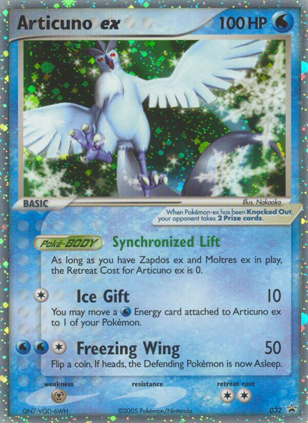 Articuno ex (032) [Nintendo: Black Star Promos] | Event Horizon Hobbies CA