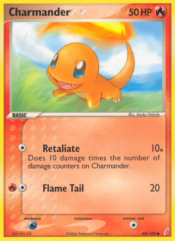 Charmander (48/100) [EX: Crystal Guardians] | Event Horizon Hobbies CA