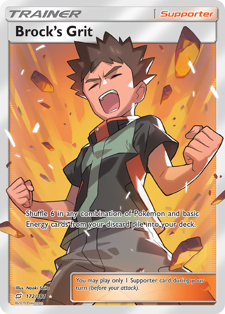 Brock's Grit (172/181) [Sun & Moon: Team Up] | Event Horizon Hobbies CA