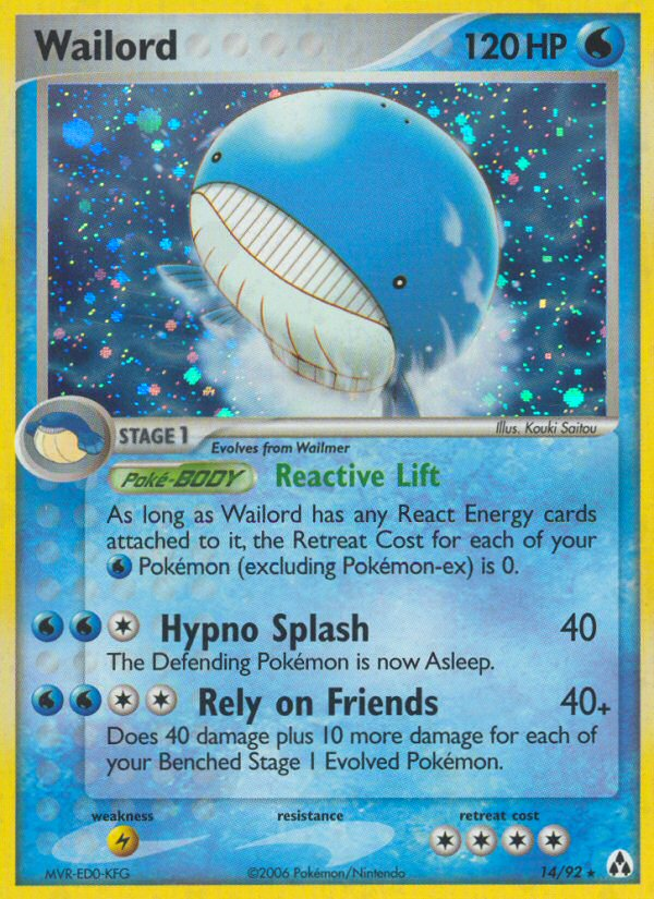 Wailord (14/92) [EX: Legend Maker] | Event Horizon Hobbies CA