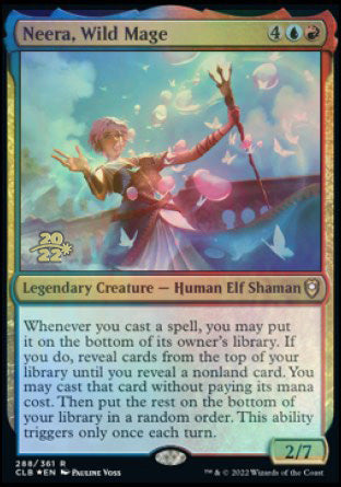 Neera, Wild Mage [Commander Legends: Battle for Baldur's Gate Prerelease Promos] | Event Horizon Hobbies CA