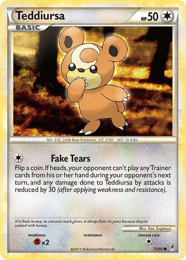 Teddiursa (73/95) [HeartGold & SoulSilver: Call of Legends] | Event Horizon Hobbies CA