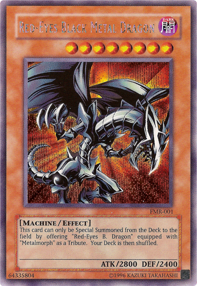 Red-Eyes Black Metal Dragon (Forbidden Memories) [FMR-001] Prismatic Secret Rare | Event Horizon Hobbies CA