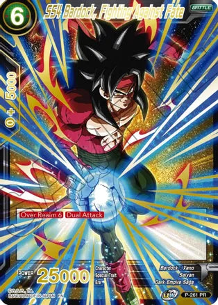 SS4 Bardock, Fighting Against Fate (Gold Stamped) (P-261) [Mythic Booster] | Event Horizon Hobbies CA