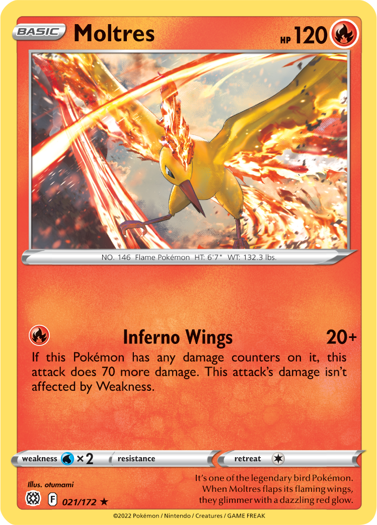 Moltres (021/172) [Sword & Shield: Brilliant Stars] | Event Horizon Hobbies CA