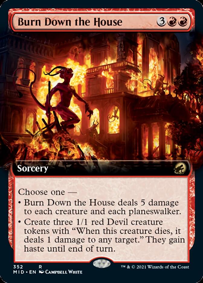 Burn Down the House (Extended) [Innistrad: Midnight Hunt] | Event Horizon Hobbies CA