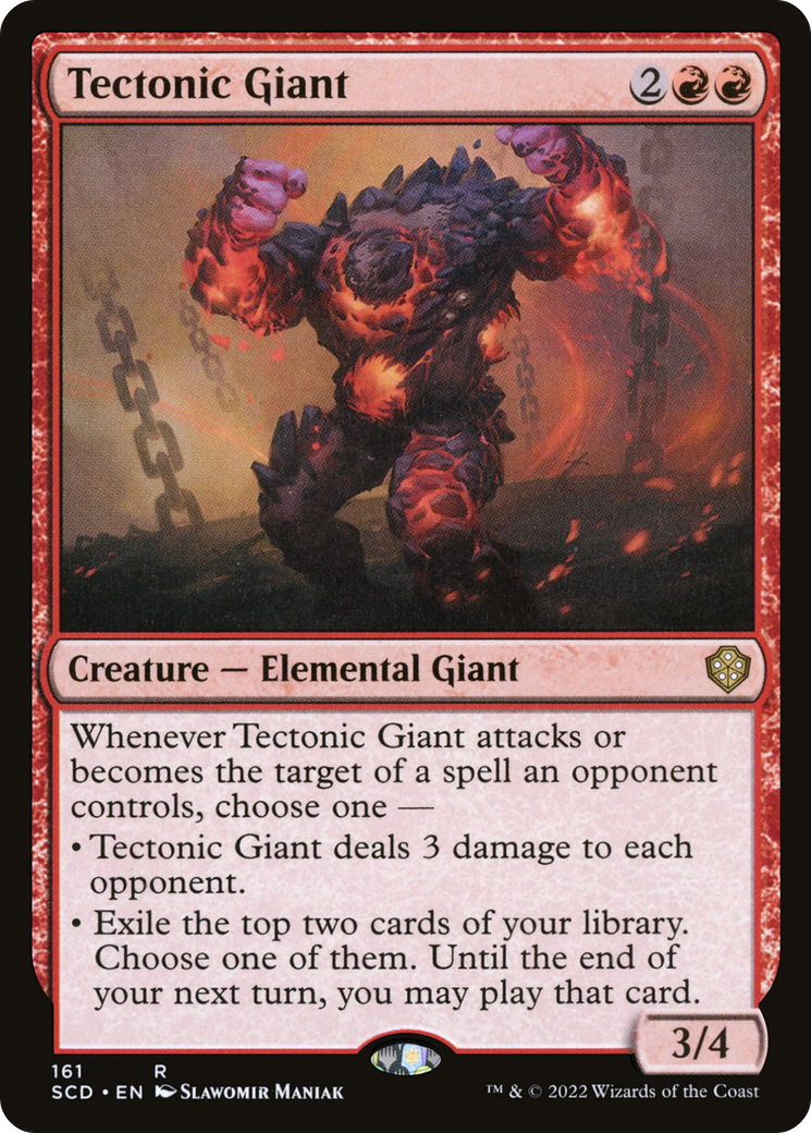 Tectonic Giant [Starter Commander Decks] | Event Horizon Hobbies CA