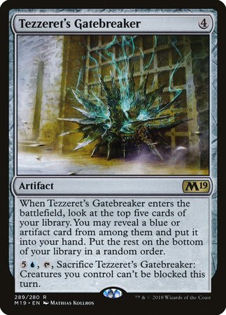 Tezzeret's Gatebreaker [Core Set 2019] | Event Horizon Hobbies CA