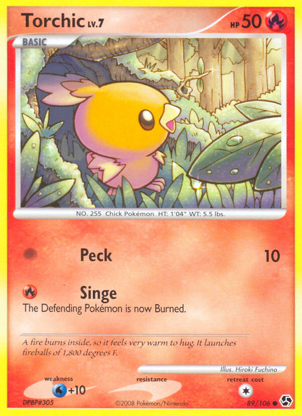 Torchic (89/106) [Diamond & Pearl: Great Encounters] | Event Horizon Hobbies CA