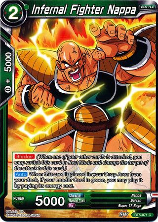 Infernal Fighter Nappa (BT5-071) [Miraculous Revival] | Event Horizon Hobbies CA