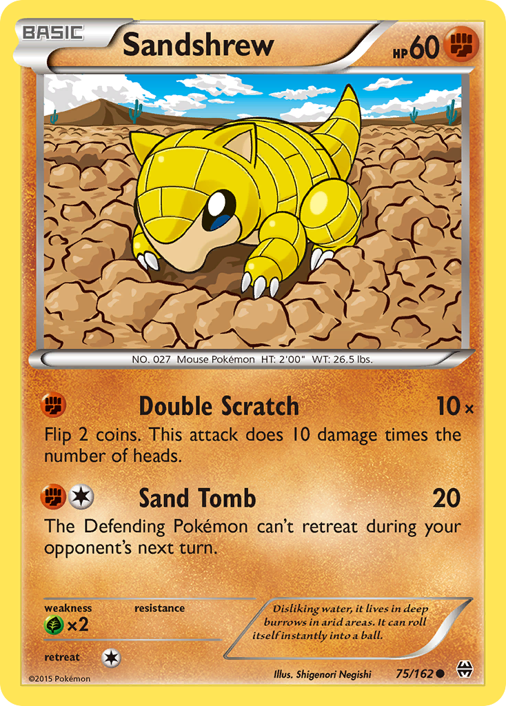 Sandshrew (75/162) [XY: BREAKthrough] | Event Horizon Hobbies CA