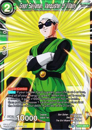 Great Saiyaman, Vanquisher of Villainy (BT11-065) [Vermilion Bloodline] | Event Horizon Hobbies CA