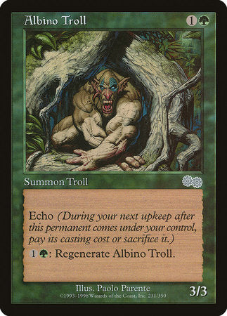 Albino Troll [Urza's Saga] | Event Horizon Hobbies CA