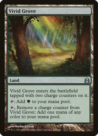 Vivid Grove [Commander 2011] | Event Horizon Hobbies CA