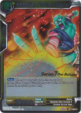 Namekian Partner Saonel (BT7-090_PR) [Assault of the Saiyans Prerelease Promos] | Event Horizon Hobbies CA