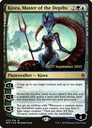 Kiora, Master of the Depths [Battle for Zendikar Promos] | Event Horizon Hobbies CA