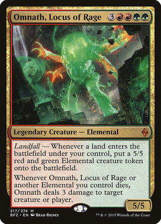 Omnath, Locus of Rage [Battle for Zendikar] | Event Horizon Hobbies CA