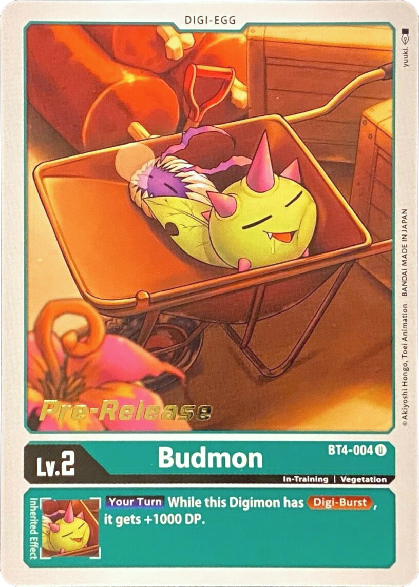 Budmon [BT4-004] [Great Legend Pre-Release Promos] | Event Horizon Hobbies CA