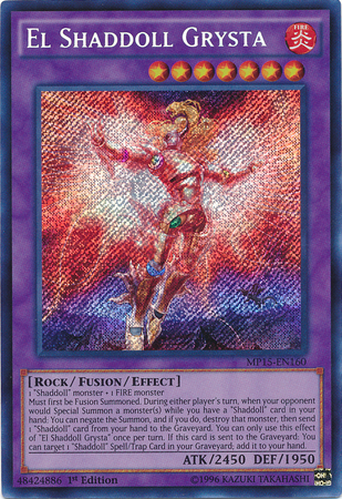 El Shaddoll Grysta [MP15-EN160] Secret Rare | Event Horizon Hobbies CA