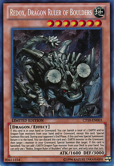 Redox, Dragon Ruler of Boulders [CT10-EN003] Secret Rare | Event Horizon Hobbies CA