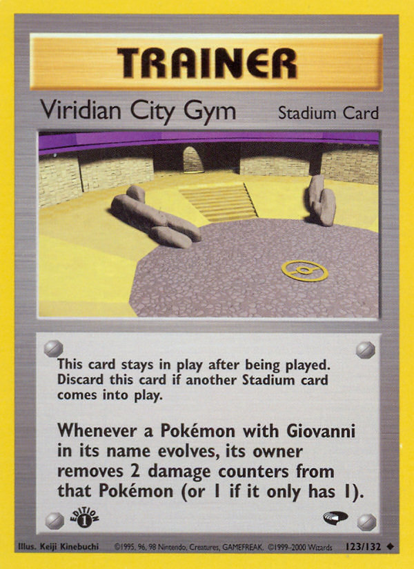 Viridian City Gym (123/132) [Gym Challenge 1st Edition] | Event Horizon Hobbies CA