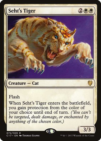 Seht's Tiger [Commander 2017] | Event Horizon Hobbies CA