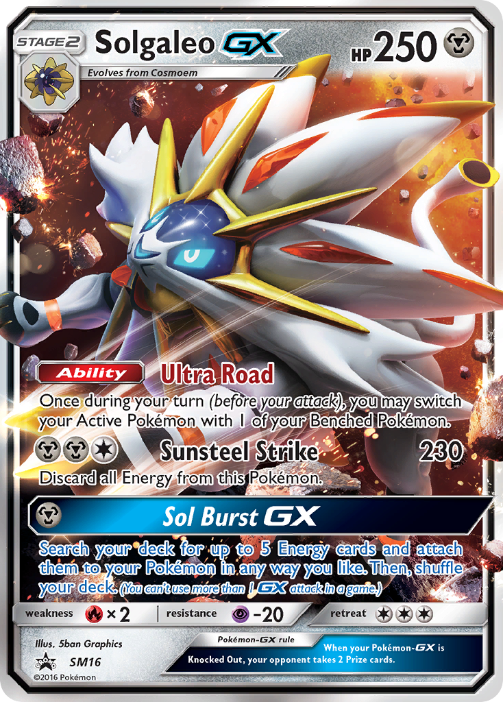 Solgaleo GX (SM16) [Sun & Moon: Black Star Promos] | Event Horizon Hobbies CA